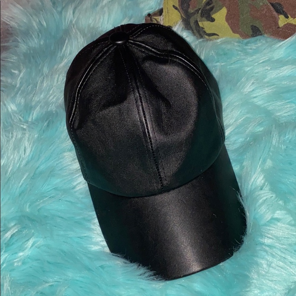 Fashion Nova leather baseball cap